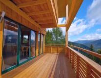building, platform, sky, porch, outdoor, deck