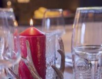 candle, table, indoor, tableware