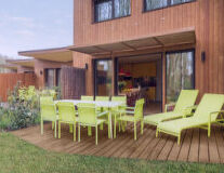 table, grass, building, outdoor, chair, kitchen & dining room table, coffee table