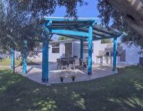 tree, outdoor, grass, porch, playground, bench, shade