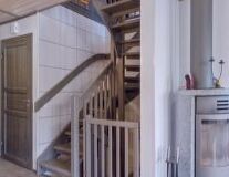 indoor, stairs, floor, shelf, building, kitchen