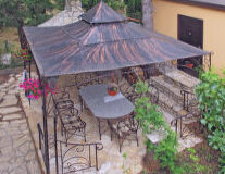 outdoor, ground, furniture, table, umbrella, chair