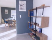 wall, indoor, floor, design, shelf, interior, office, desk, table, living, room, home, text
