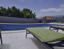 sky, furniture, table, swimming pool